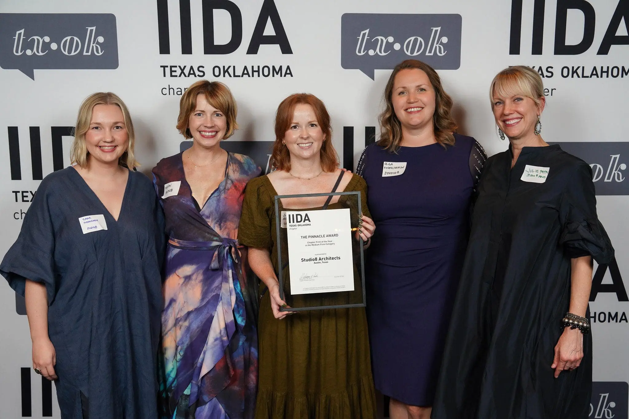 Studio8 honored with IIDA TX OK Chapter Pinnacle Award!